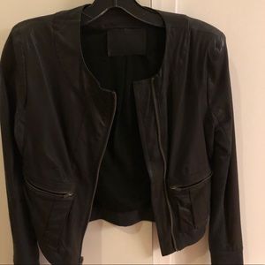 A.L.C lamb leather jacket size 4